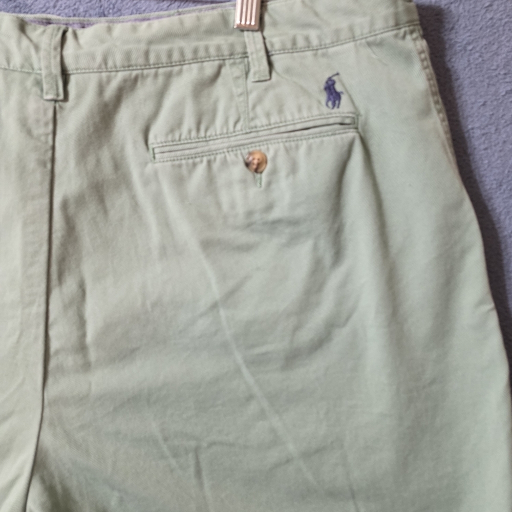 Polo Ralph Lauren Men's 40 Stretch Classic Fit Chino Shorts Mint Green - Picture 2 of 8